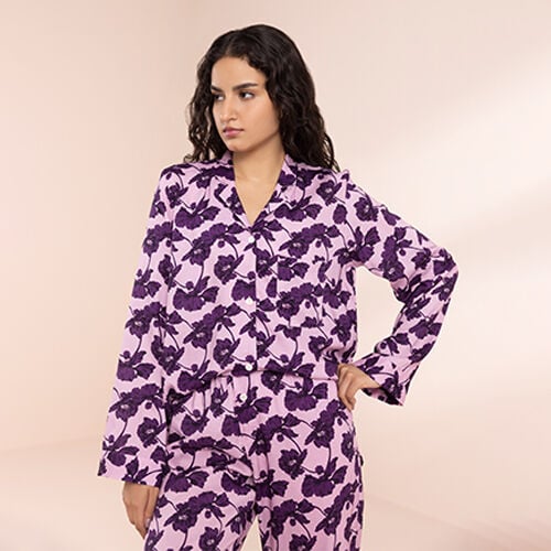 PRINTED ARABIC LAWN SHIRT
